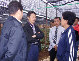 云南省人大常委會副主任楊保建一行到我公司科技園調研